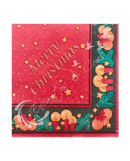 GUARDANAPO DECORATIVO PARA DECOUPAGE NATAL NTG7002 -1